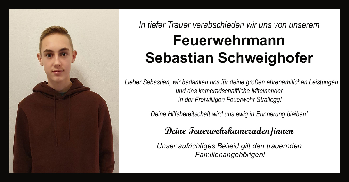 Nachruf Sebastian Schweighofer